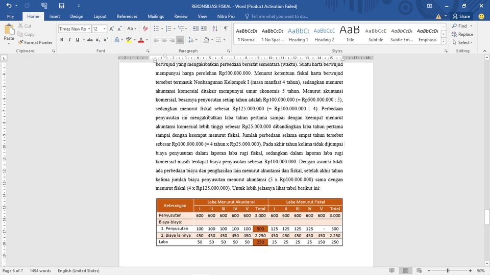 Pengetikan Umum - Jasa pengetikan (Word/Excel/Powerpoint/Transkrip) Bahasa Indonesia/Bahasa Inggris - 3