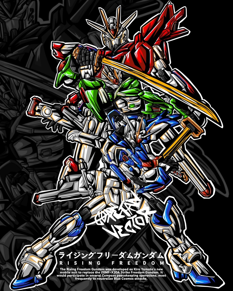 Gambar dan Ilustrasi - DESAIN KARTUN ILUSTRASI ROBOT, 7 HARI JADI - 6