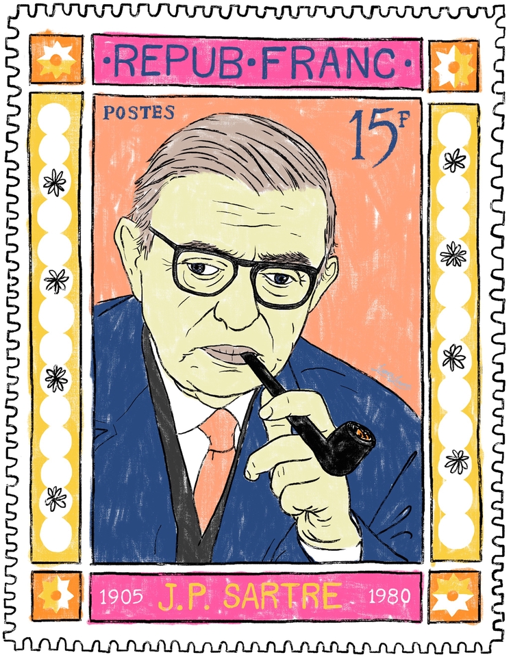 วาดภาพเหมือน Portrait - Portrait made up stamp - วาดภาพคน โทนสีสดใส / pop art - 12