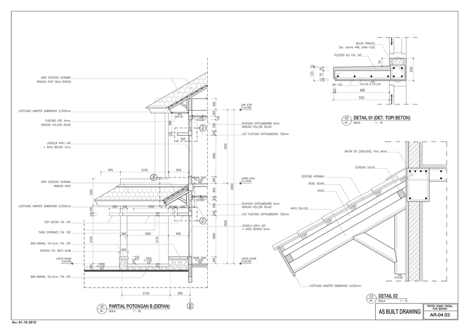 CAD Drawing - Jasa Desain Gambar 2D/3D Rumah Tinggal, Perkantoran, Interior, Eksterior - 13