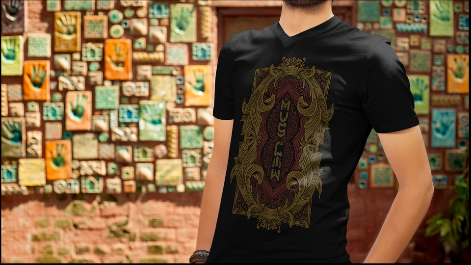 Desain Kaos & Motif - Desain Kaos Ornament Keren Ekslusif - 1