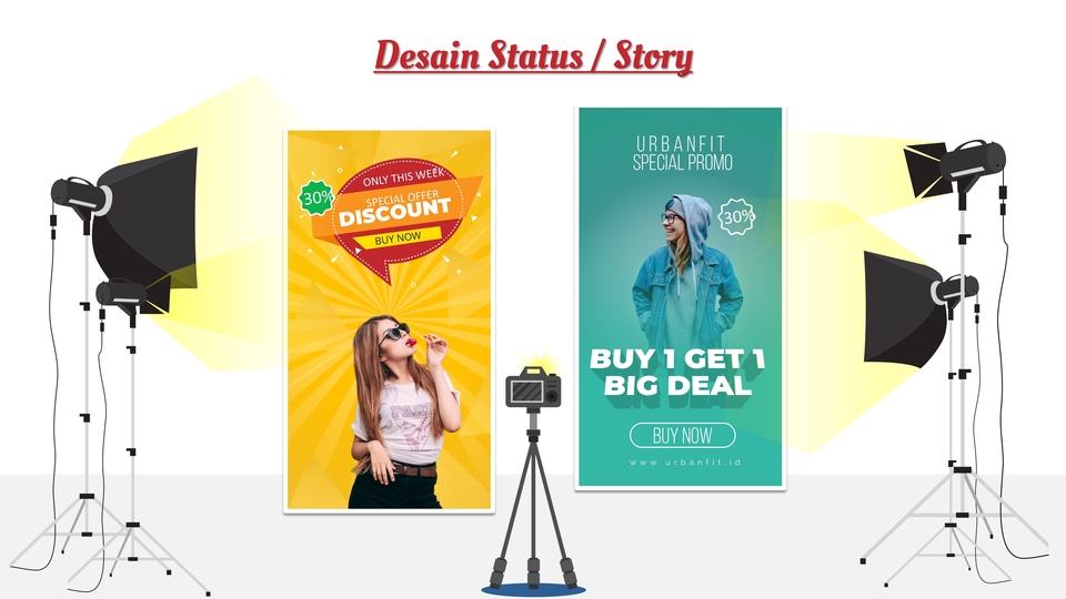 Banner Online - DESAIN BANNER, KONTEN SOSMED, FEED, STORY INSTAGRAM & ALL MEDIA PROMOSI - 5