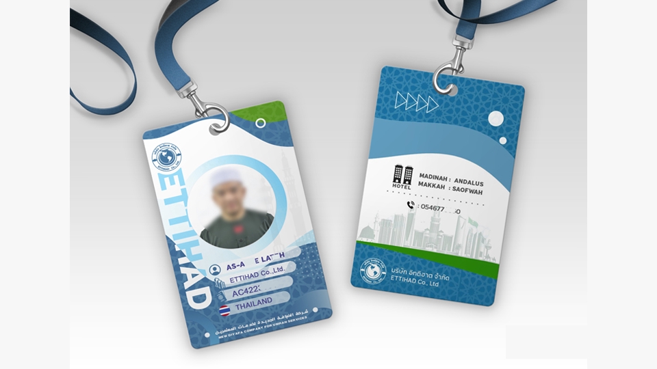สื่อสิ่งพิมพ์และนามบัตร - รับออกแบบนามบัตร และ บัตรพนักงาน บัตรห้อยคอ pvc และอื่นๆ  - 8