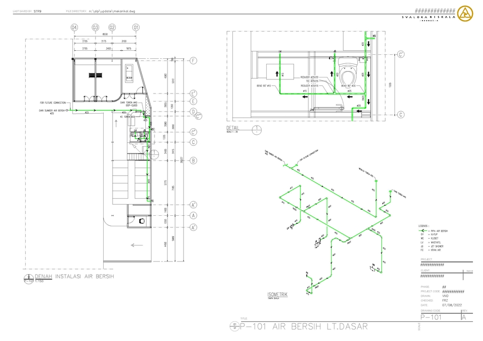 CAD Drawing - Drafter MEP dan CIVIL - 3