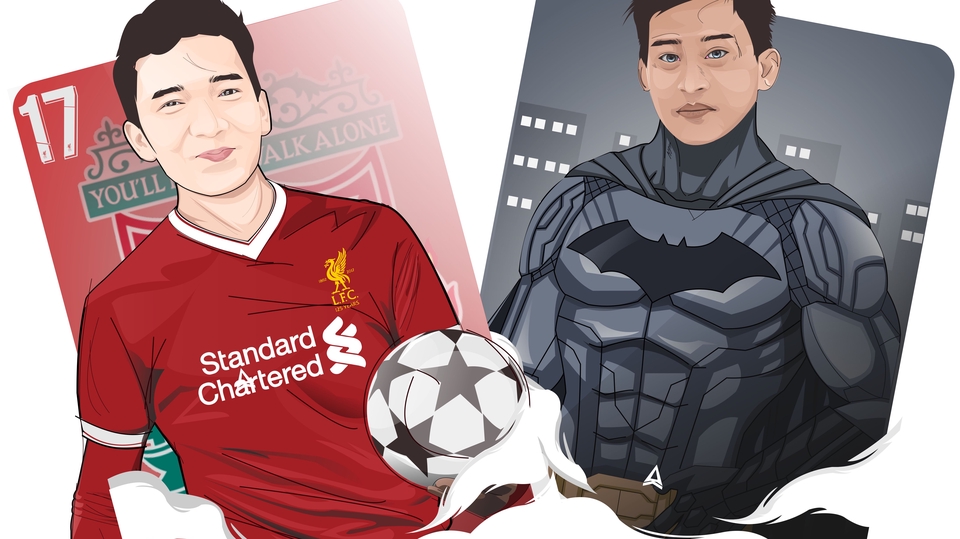 Gambar Potret - Desain Vector Portrait - 1