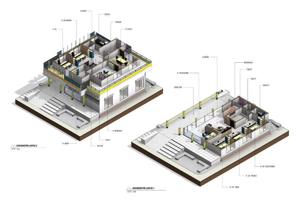 CAD Drawing - Jasa Gambar Kerja BIM - DED (ARS, STR, MEP) dengan REVIT - 12