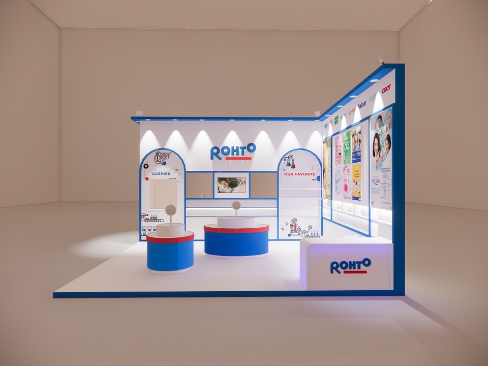 3D & Perspektif - Design Booth, Gate & Interior Event - 3