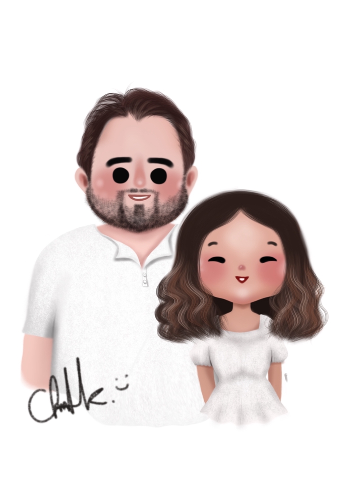 วาดภาพการ์ตูน - รับออกแบบวาดภาพการ์ตูนกึ่งสเหมือนจริง • เปลี่ยนรูปภาพของคุณให้กลายเป็นตัวการ์ตูนน่ารักๆกันค่ะ - 13