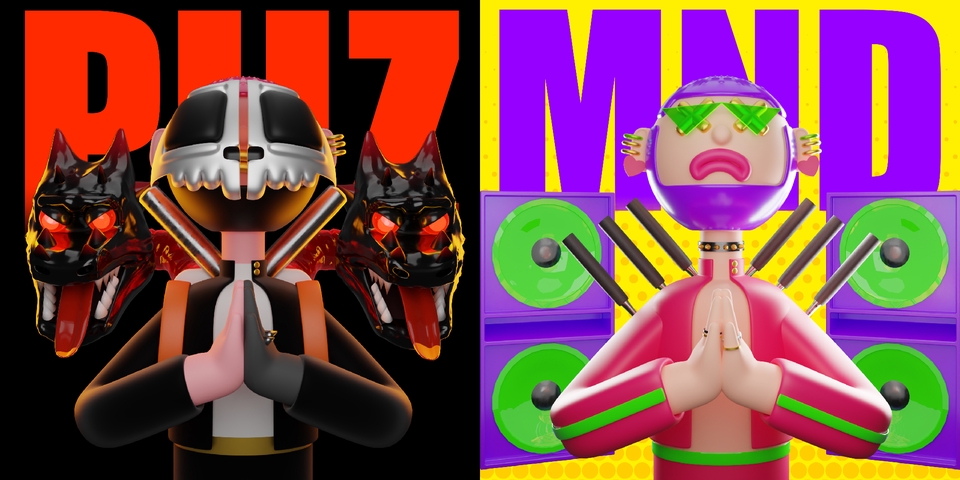 ทำโมเดล 3D - รับทำโมเดล ตัวละคร3D Character Design - 5