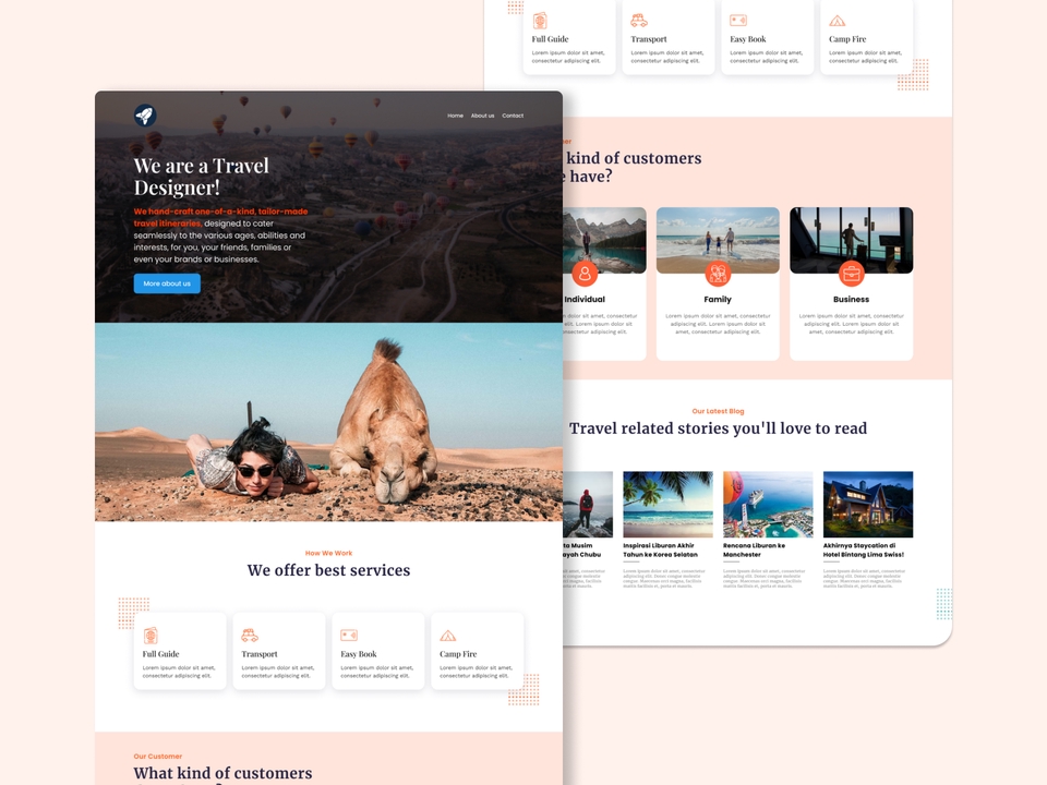 UI & UX Design - Clean UI/UX Design for Website, Landing Page with Figma - 4