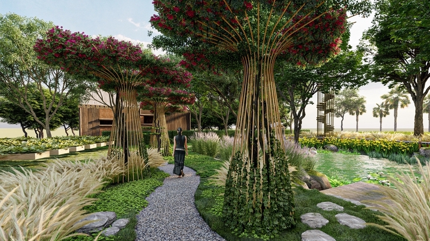 ออกแบบภูมิทัศน์และตกแต่งสวน - Landscape design & render perspective  เรนเดอร์ภาพบรรยากาศจำลอง - 1