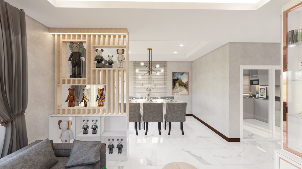 ทำโมเดล 3D - Furniture Built-in - 11