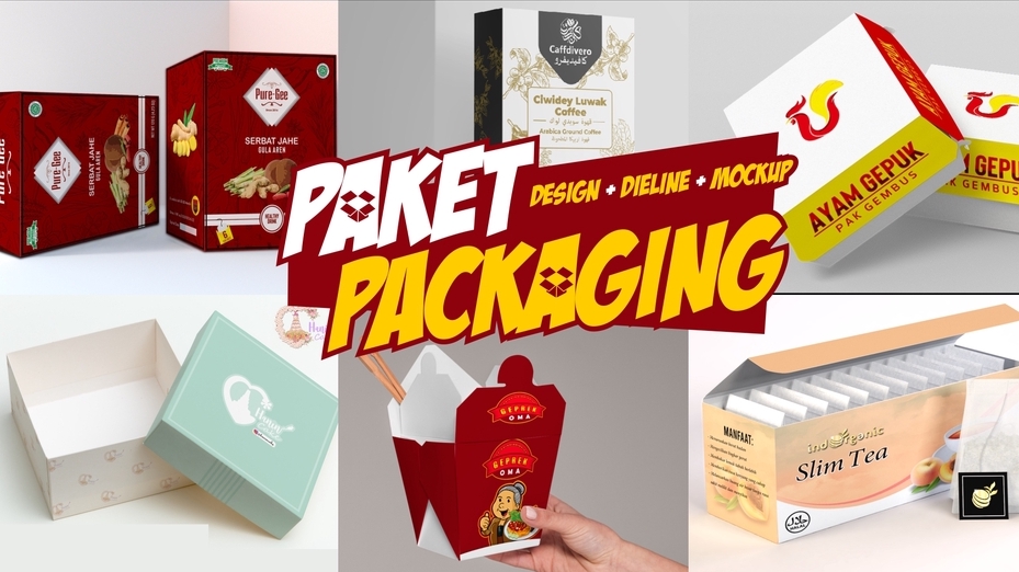 Label & Kemasan - DESAIN PACKAGING MANTUULLL! (BISA REQUEST ASET DARI CANVA PRO DAN FREEPIK PREMIUM, S&K) - 1