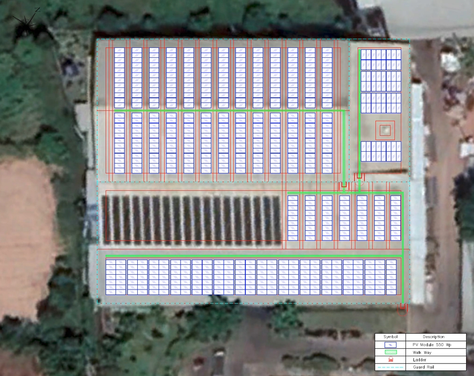 เขียนแบบวิศวกรรมและออกแบบโครงสร้าง - Solar design - 3