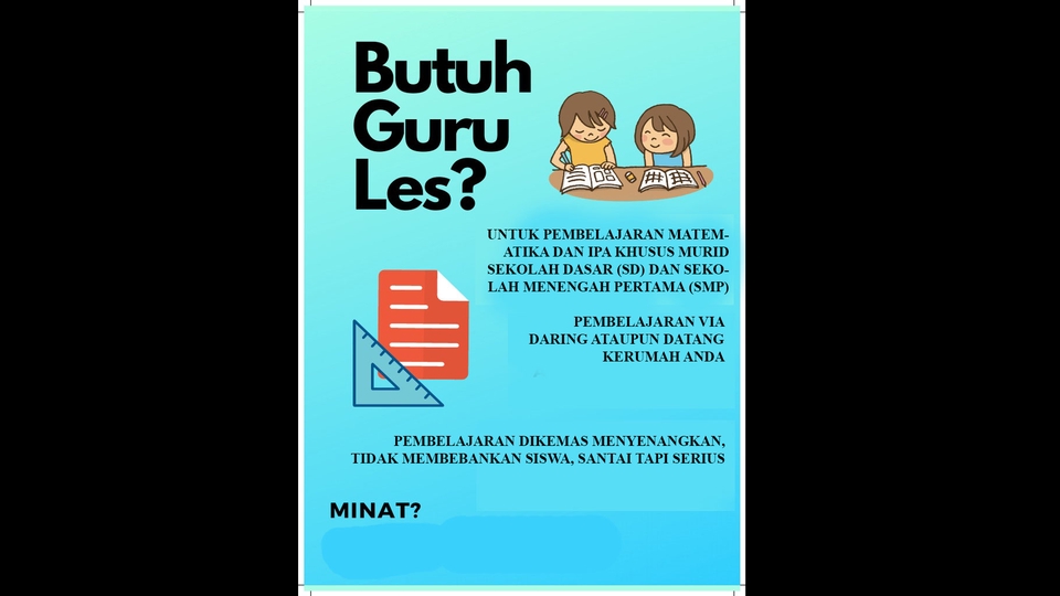 Kursus Online - LES PRIVATE DAN KONSULTASI TUGAS SEKOLAH - 1