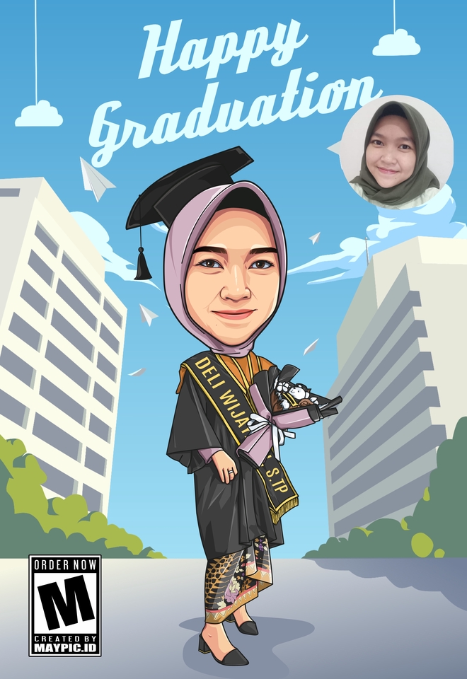 Gambar Potret - Jasa Desain Karikatur, Ilustrasi, Vector Art, 24 jam langsung selesai!!! - 7