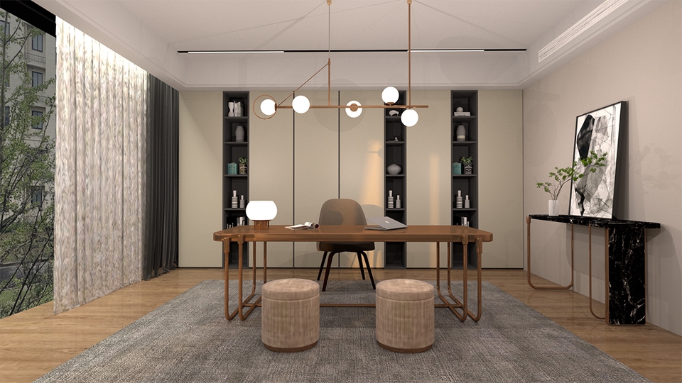 3D Perspective - ออกแบบตกแต่งภายใน วางแปลน.ขึ้นโมเดลสามมิติ.เขียนแบบก่อสร้างเพื่อประเมินราคา บ้าน,โรงแรม,คาเฟ่ - 5