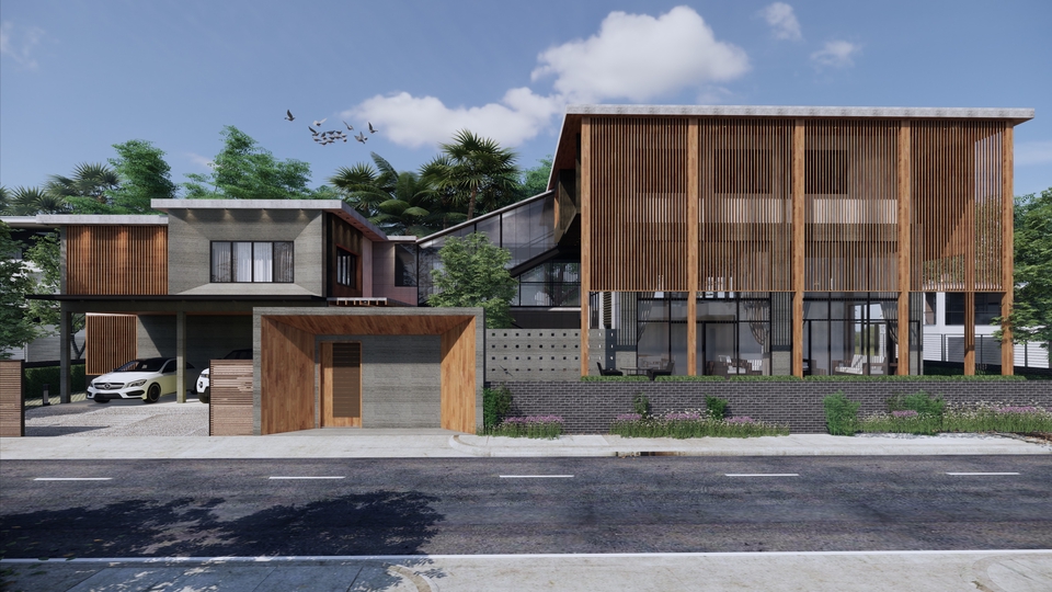 3D Perspective - รับทำ Model 3D / 3D Exterior&Interior perspective / 3D Animation - 1