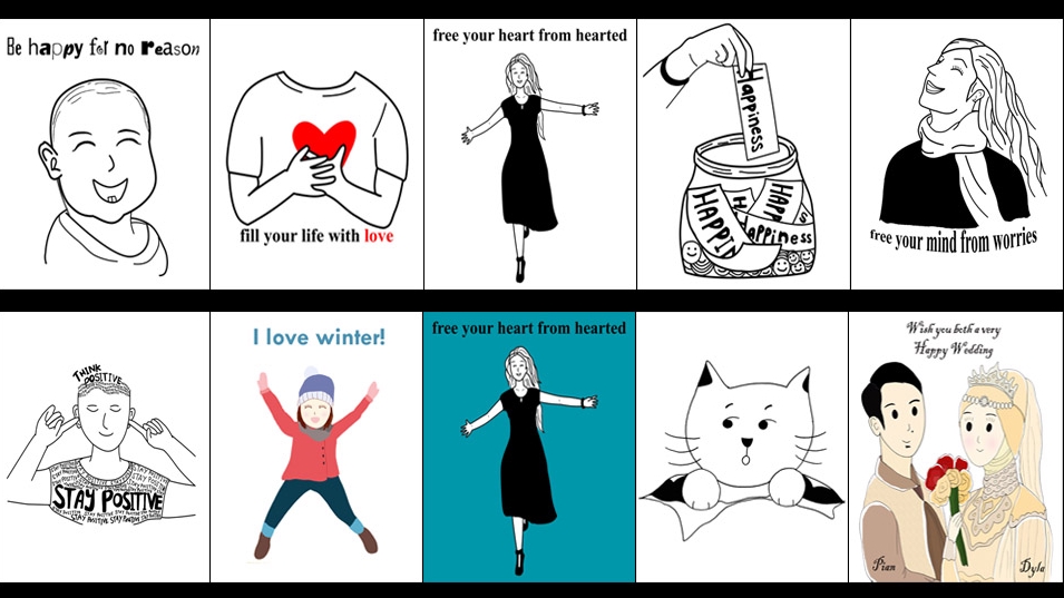 Desain Kaos & Motif - Desain Kaos Bisa Sehari Kirim - 1