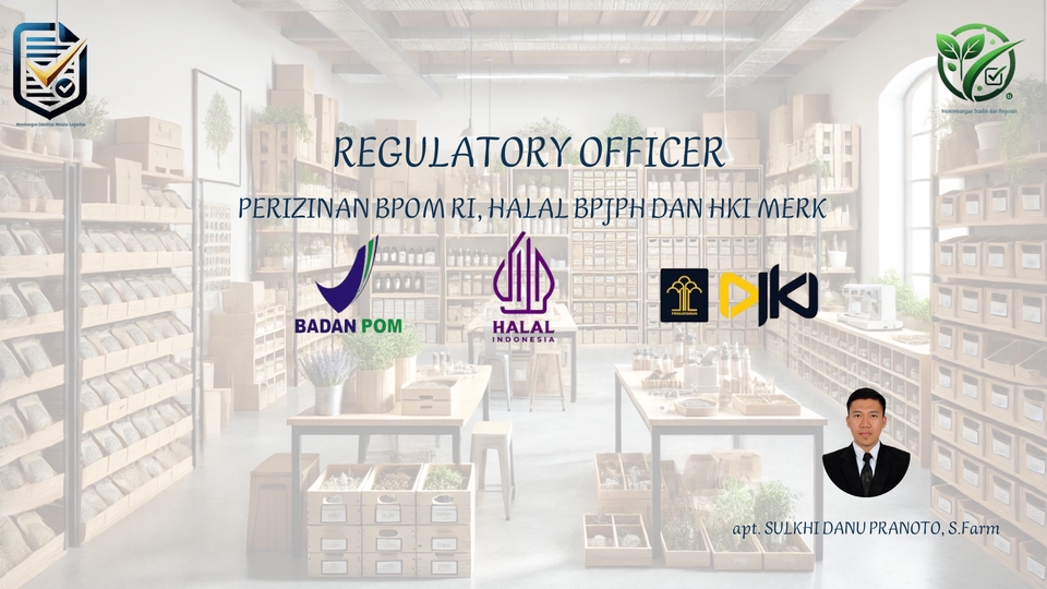 Jasa Konsultan Hukum dan Pengacara Terpercaya - Pengurusan Perizinan BPOM (Herbal & Pangan Olahan), Halal dan Merk Paten (HKI)