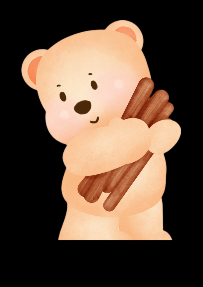 รับออกแบบสติ๊กเกอร์น่ารัก หมีกอดไม้ สติ๊กเกอร์ไลน์ สติ๊กเกอร์รถ สติ๊กเกอร์สินค้า