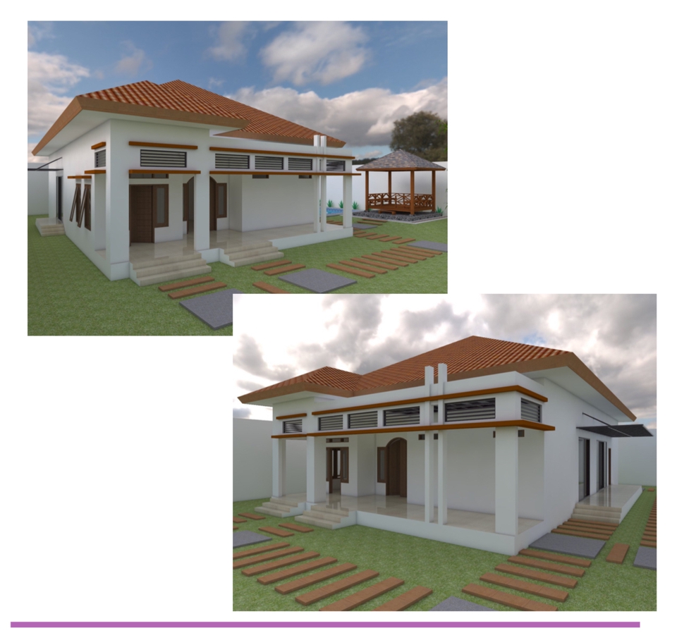 3D & Perspektif - Jasa Desain Bangunan 2D/3D, Hasil Maksimal - 5