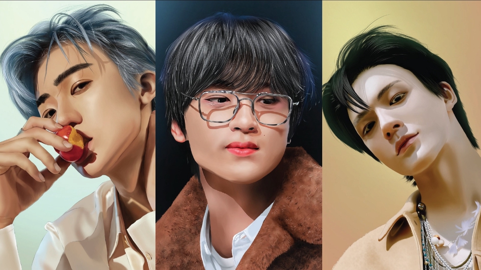 วาดภาพเหมือน Portrait - วาดภาพเหมือน Portrait [Digital Painting] รับประกันคุณภาพ คุยง่าย เราไม่กัด ^^ - 1