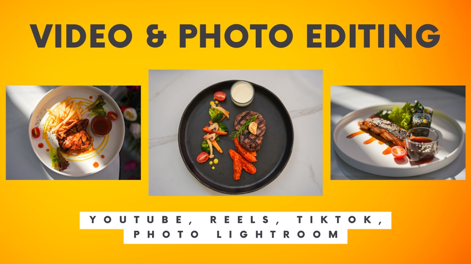 Jasa edit video youtube, reels, tiktok dan foto dengan photoshop dan lightroom. Edit video profesional untuk vlog, bisnis dan keperluan lain.