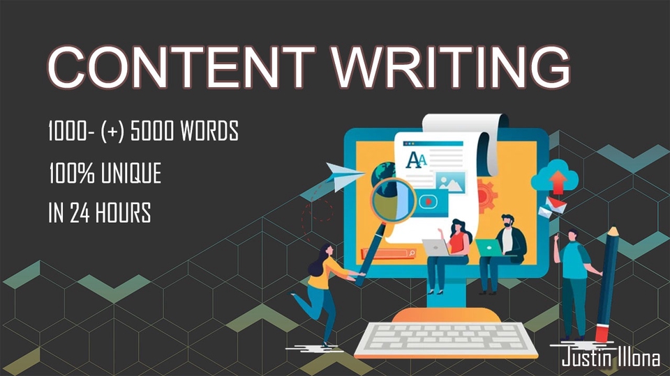 Penulisan Konten - Content Writer 100% Unique & Fast Work - 1
