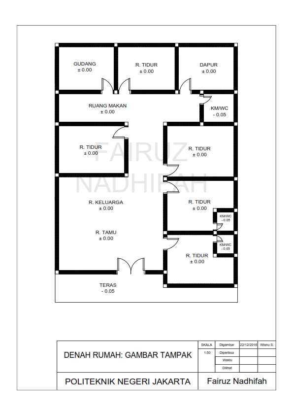 Jasa drafter autocad murah, gambar denah rumah, drafter freelance, autocad murah