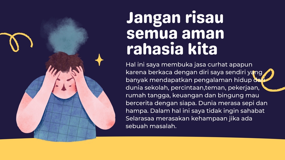Jasa Curhat Online: Solusi Teman Curhat untuk Atasi Rasa Cemas dan Beban Hidup. Jasa Pendengar Curhat, Curhat Online, Tempat Curhat, Konsultasi Online.