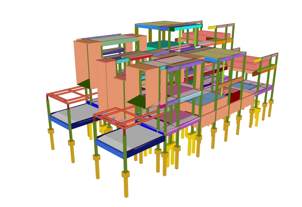 รับปั้นโมเดล 3d โมเดลอาคาร บ้าน 3d สถาปัตยกรรม