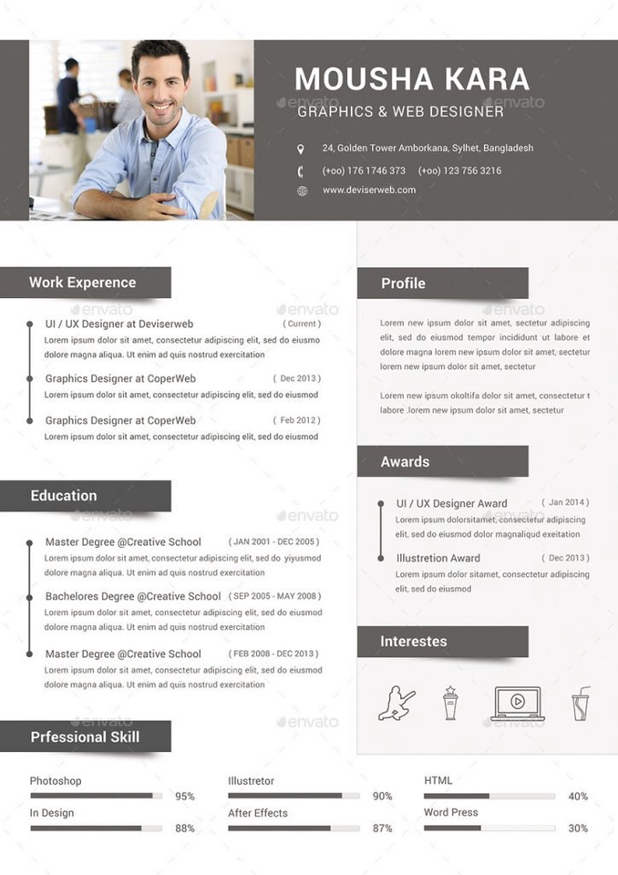 Portfolio & Resume - Get Your Interesting CV Here ! - 6