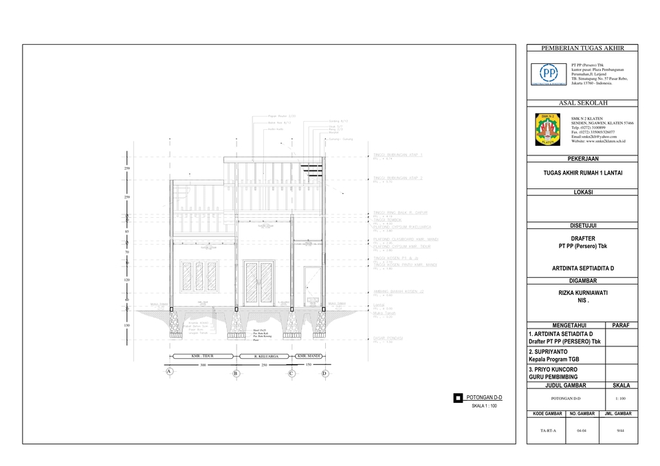 CAD Drawing - GAMBAR 2D DAN 3D SEMUA BANGUNAN - 6