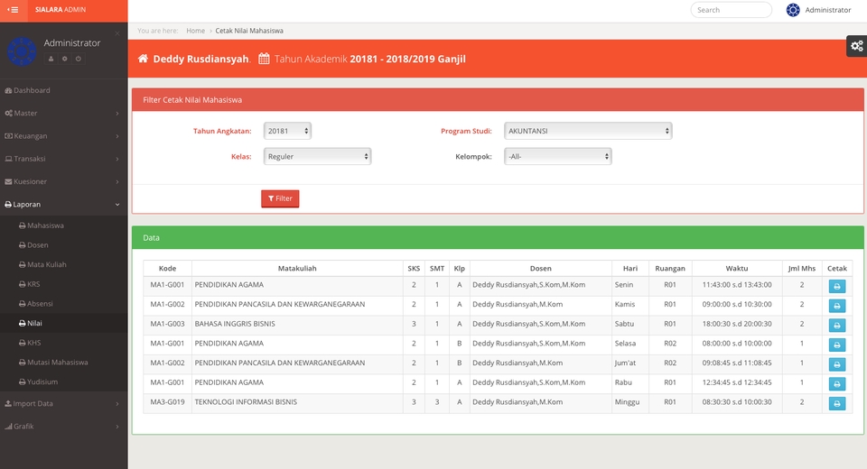 Web Development - Sistem Informasi Akademik - 7