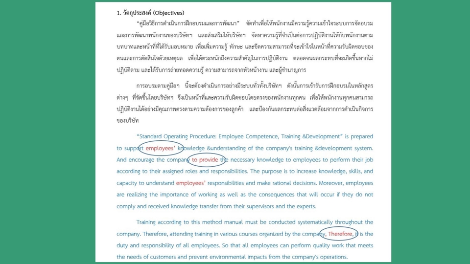 พิสูจน์อักษร - รับพิสูจน์อักษร ภาษาไทย และภาษาอังกฤษ - 4