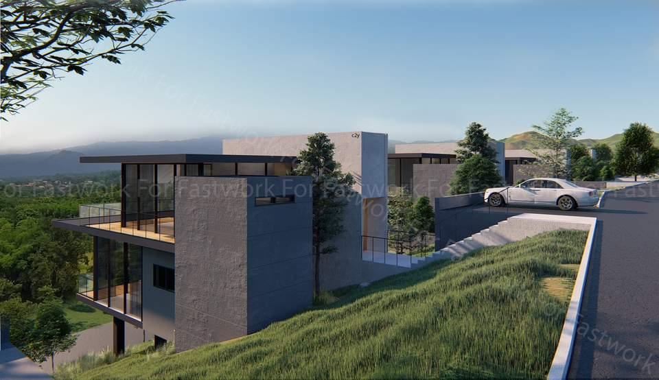 ออกแบบบ้าน 3 มิติ Perspective บ้านสวย รับเขียนแบบ 3d ราคาถูก รับออกแบบบ้าน 3d รับเขียนแบบ 3d