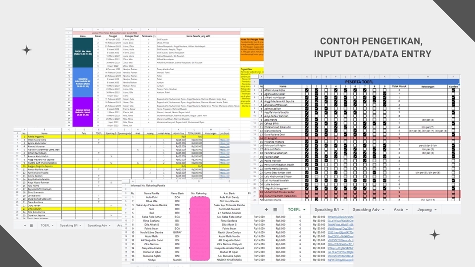 Entri Data - Data Entry / Input Data, Analisis Data & Visualisasi Data (Grafik, Chart, Diagram), Infografis, dll - 4