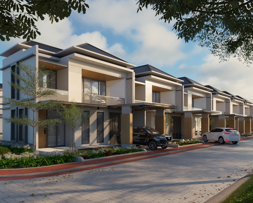 3D & Perspektif - Visualisasi Eksterior Arsitektur Realistis - 6