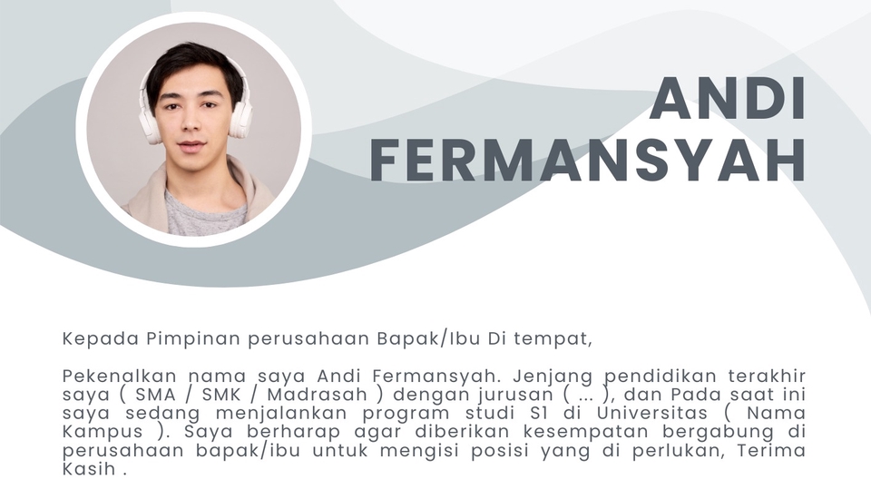 Pembuatan Curiculum Vitae / Resume, Surat Lamaran Pekerjaan & Portofolio