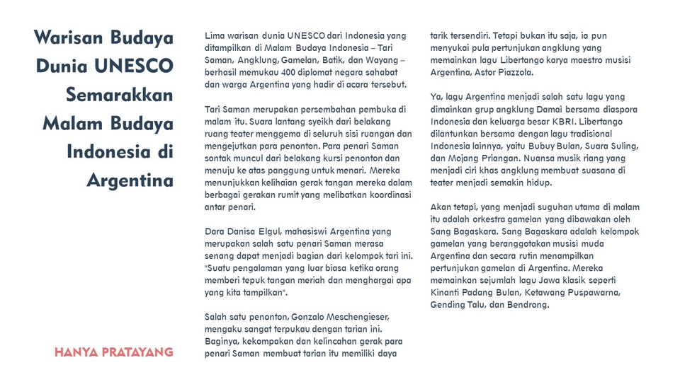 Penulisan Konten - Artikel untuk Akademis, Bisnis, dan Media (Bahasa Indonesia, Inggris, Spanyol) - 4