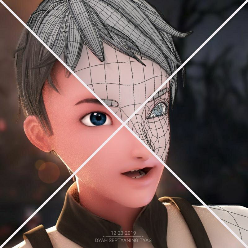 Jasa desain 3D model karakter manusia untuk kebutuhan ilustrasi atau animasi.