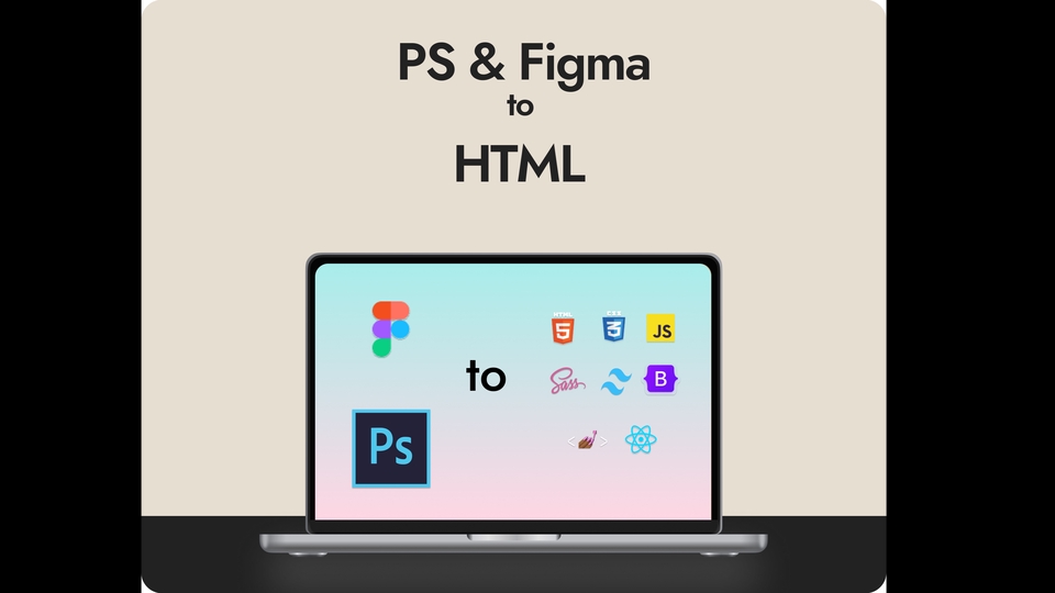 Web Development - ตัด PSD & Figma เป็น HTML  - 1