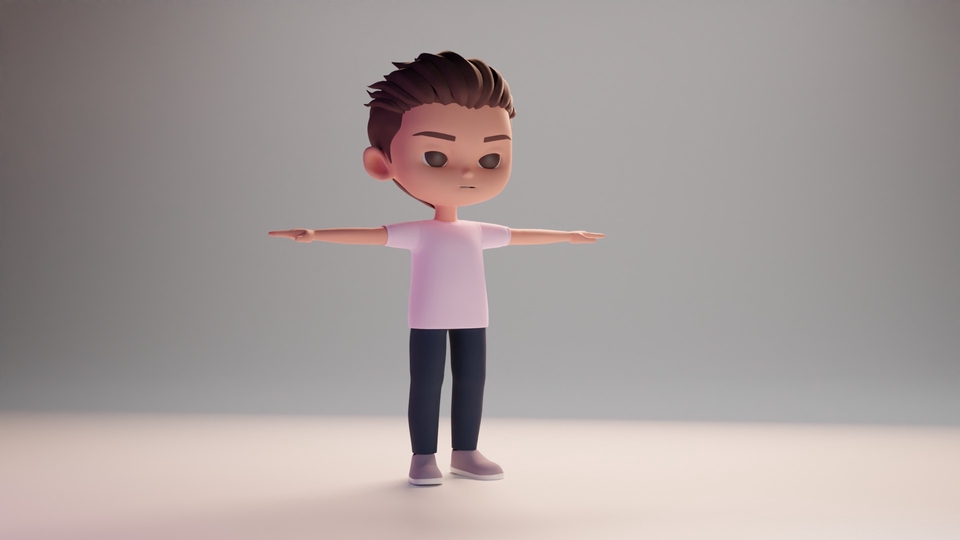 ทำโมเดล 3D - โมเดล 3d ตัวละครคน สัตว์ สิ่งของ อาหาร สิ่งก่อสร้าง - 1