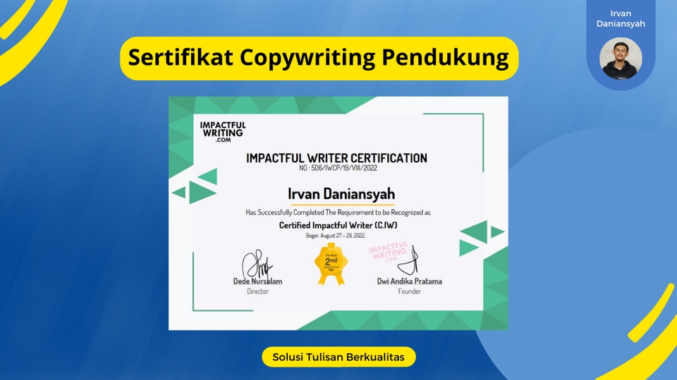 Penulisan Konten - Konversi Meningkat Berkali-kali Lipat dengan Copywriting Landing Page Sales Letter - 6