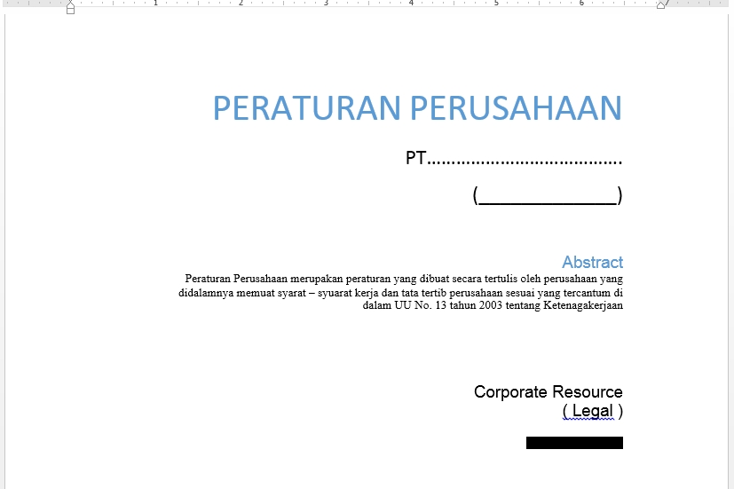 Hukum - Jasa Pembuatan dan Konsultasi Peraturan Perusahaan - 3