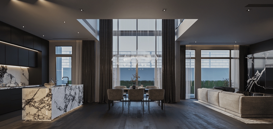 3D Perspective - รับทำภาพ 3D Perspective Interior // ออกแบบตกแต่งภายใน (3Dmaxs) // 3d visualizer - 2