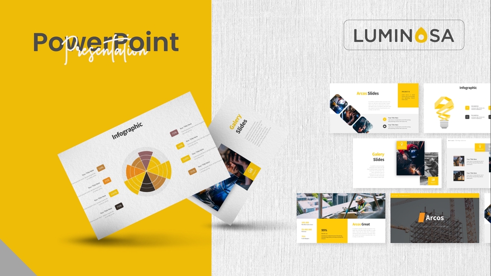 Jasa Pembuatan Presentasi / Desain PowerPoint - DESAIN PRESENTASI POWERPOINT MINIMALIS MODERN