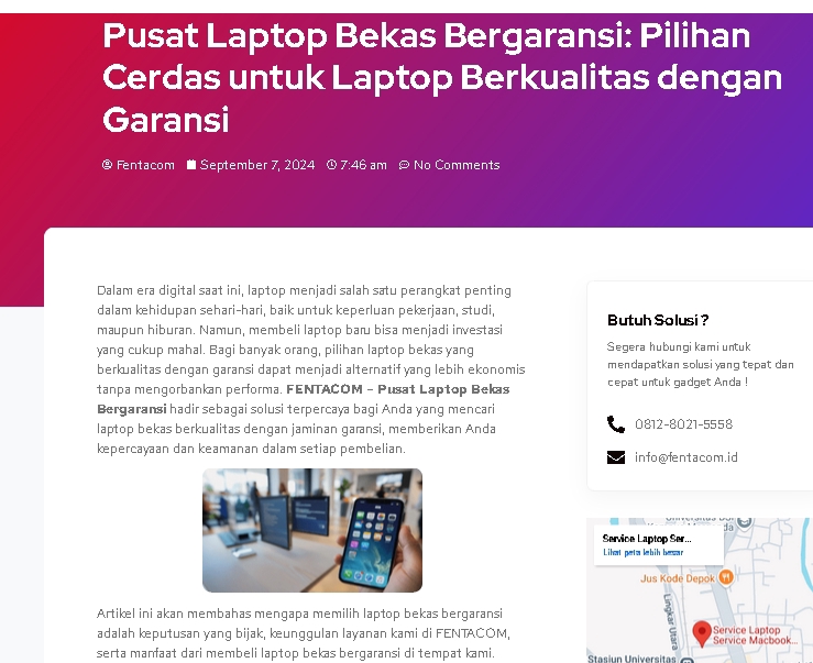 Jasa Kelola Website Admin Maintenance Optimasi Bulanan Posting Blog Perusahaan