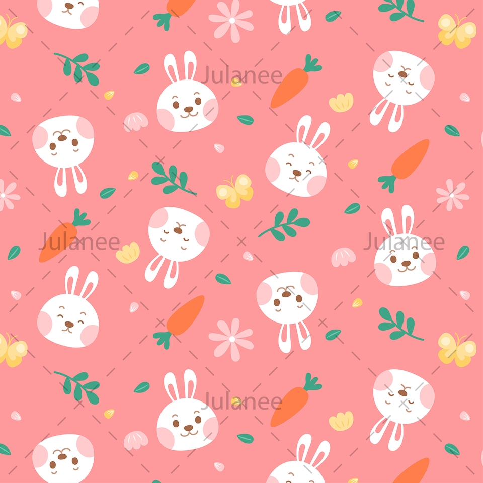 ออกแบบลายผ้า - รับออกแบบลายผ้า Pattern/Repeat สไตล์ Flat - 6